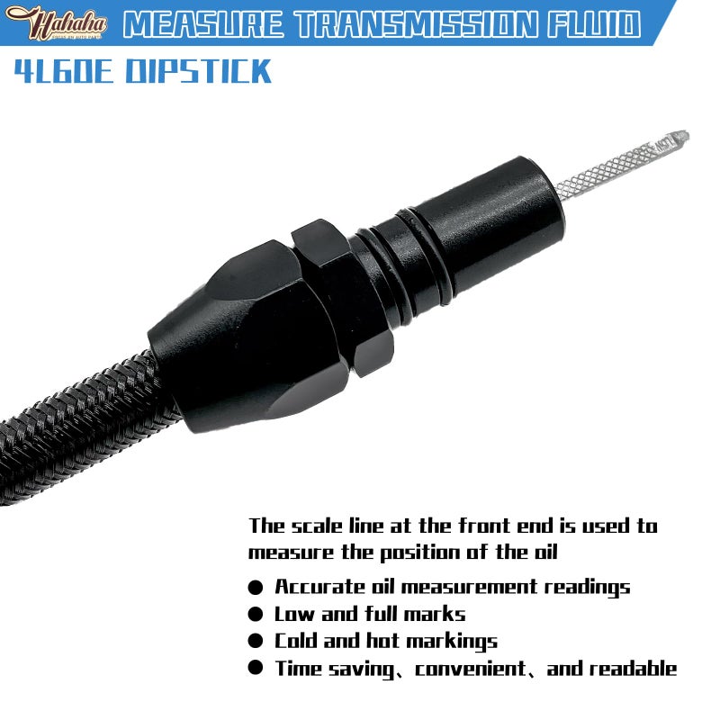HAHAHA-for GM Trans FLEXABLE Dipstick 700R4-4L60E Black - Image 5